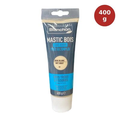 Mastic bois blanc 400g Blanchon BLAN0001