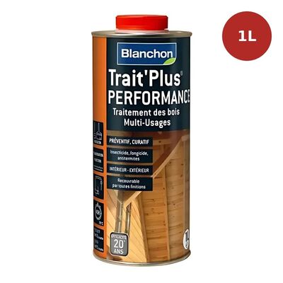 Traitement bois Trait'Plus Performance 1L Blanchon BLAN0006