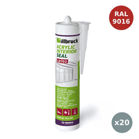LD702 Mastic acrylique intérieur blanc 310mL ILLBRUCK - RAL9016 ILL00002