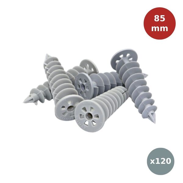 Cheville spirale ITE ISODEPORT CL85 - carton de 120 unités KLI00578