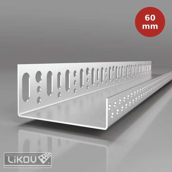 Profilé d'arrêt latéral LU. Longueur 2,5ml - largeur 60mm LIK00030