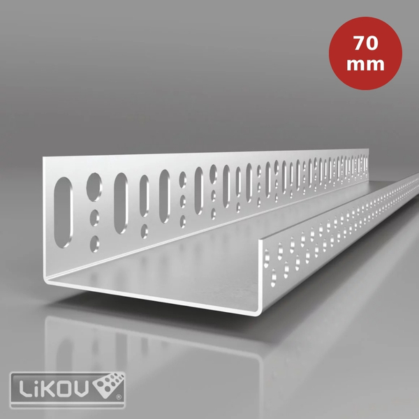 Profilé d'arrêt latéral LU. Longueur 2,5ml - largeur 70mm LIK00031