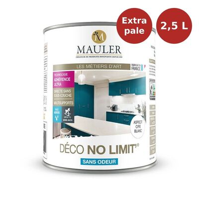 Peinture bois Deco No Limit aspect cire Mauler 2L5 base extra pâle MAU00028