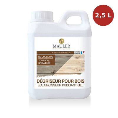 Dégriseur bois gel éclaircissant Mauler 2,5L MAU00056