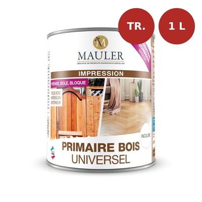 Primaire bois universel 1L incolore Mauler MAU00188