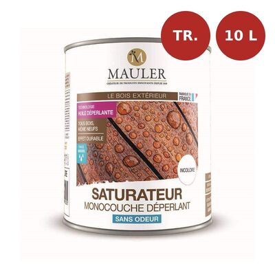 Saturateur monocouche déperlant incolore 10L Mauler MAU00229
