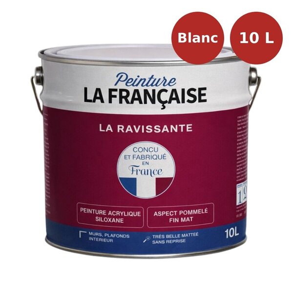 Peinture plafonds La Ravissante blanc 10L PLF00001