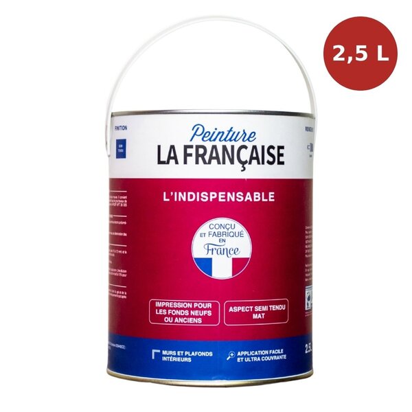 Sous-couche alkyde mate L'Indispensable blanche 2,5L PLF00026