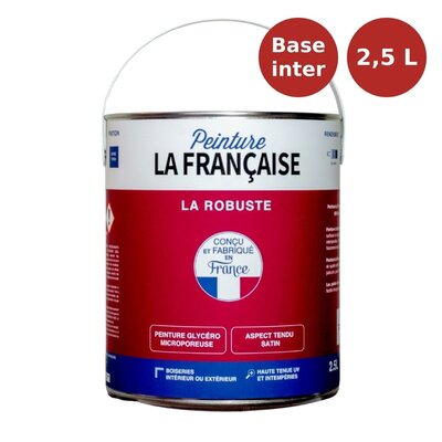 Peinture bois glycéro satinée La Robuste base teintes intermédiaires 2,5L PLF00059