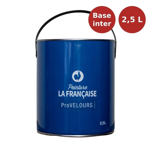 Peinture acrylique veloutée ProVELOURS base teintes intermédiaires 2,5L PLF00136