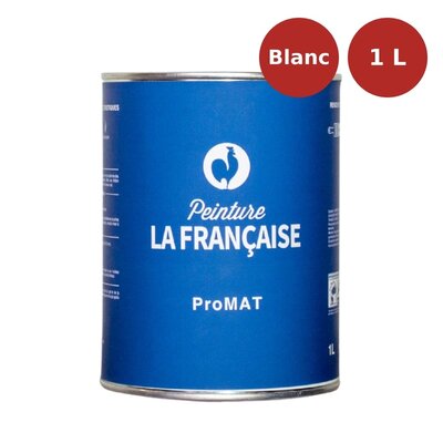 Peinture acrylique mate ProMat blanc 1L PLF00147