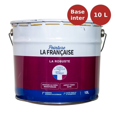 Peinture bois glycéro satinée La Robuste base teintes intermédiaires 10L PLF00162