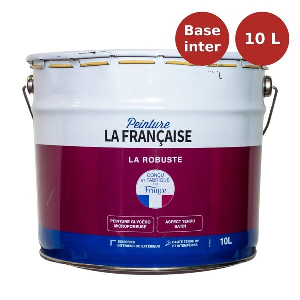 Peinture bois glycéro satinée La Robuste base teintes intermédiaires 10L PLF00162