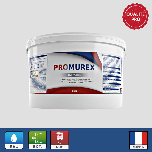 PEINTURE D3 ACRYLIQUE 5 KG PROD3ACRY5K