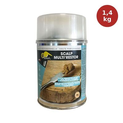 Enduit de rebouchage blanc Multi'Restor 1,4kg Scalp SCA00128
