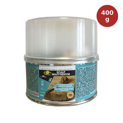 Enduit de rebouchage blanc Multi'Restor 400g Scalp SCA00129