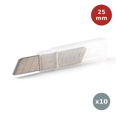 Lames de cutter 25mm par 10 FORMOSA SCH00110
