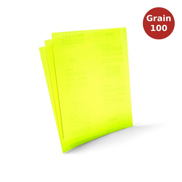 Feuille abrasive EasyCut grain 100 pour bois métal et enduit SCH01168