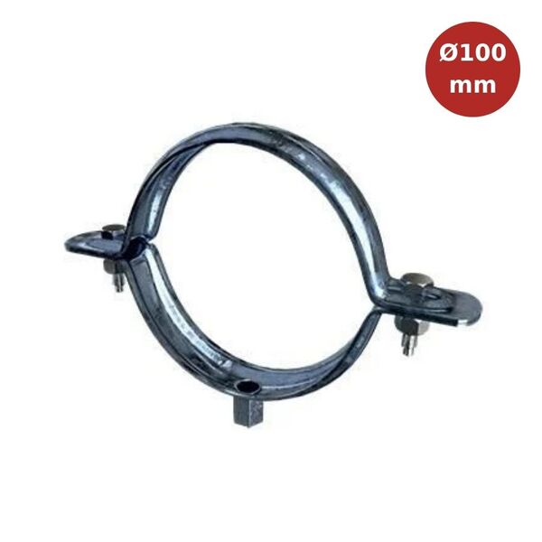 Collier descente EP 100mm en acier galvanisé EDI00012