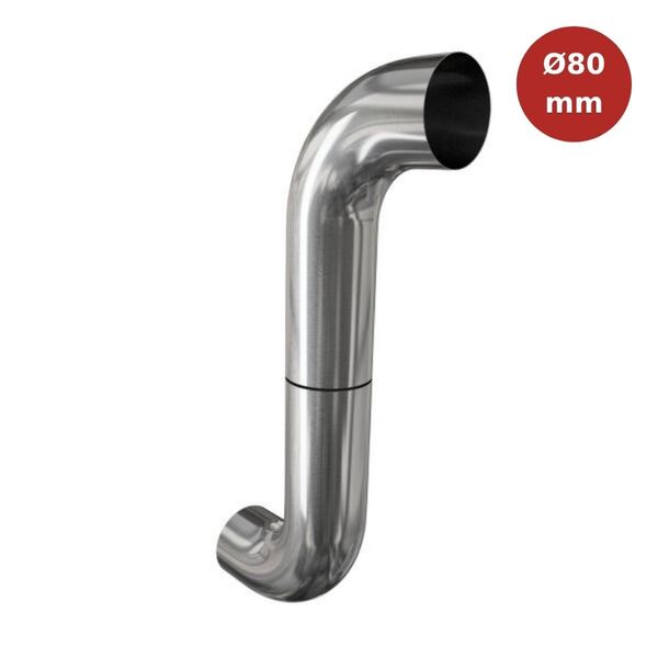 Écharpe extensible coude descente EP diamètre 80 mm EDI00017