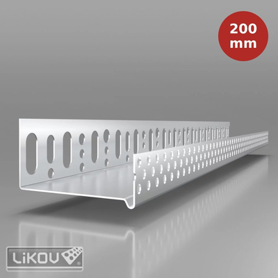Rail de départ aluminium ITE 200 mm avec goutte d'eau - 2,5ml LIK00146