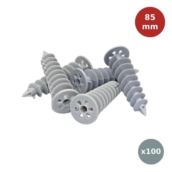 Cheville à spirale ITE ISODEPORT CL85 - carton de 100 unités KLI00578