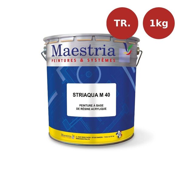 Peinture acrylique sols béton 1kg blanc PLF00097