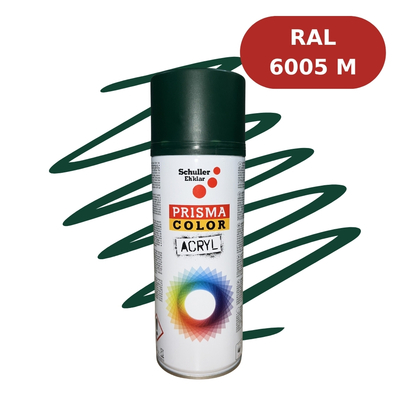 Aérosol Prisma Color Mat 400mL - RAL 6005M Vert Mousse Mat SCH01741