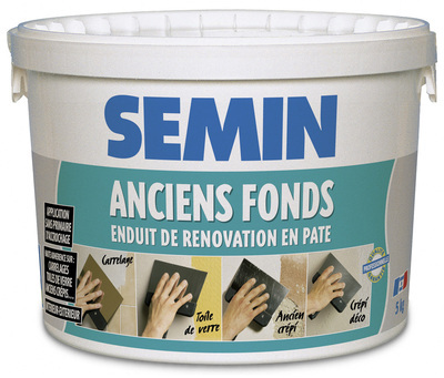 Enduit de rénovation en pâte ANCIENS FONDS 5kg SEM00148