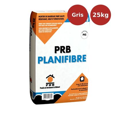 Mortier ragréage fibré haute résistance Planifibre PRB 25kg PRB00217