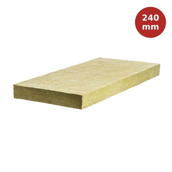 Laine de roche panneau isolant ITE RE Coat + Termolan 240mm BAU00269