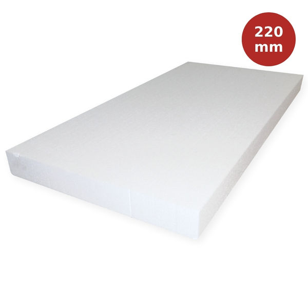 Panneau isolant PSE Th38 220 mm PRB FACADE blanc PRB00255