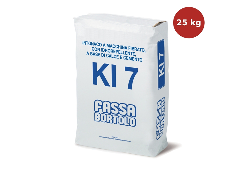 Corps d'enduit hydrofuge fibré KI 7 Fassa Bortolo 25 kg FASS00001