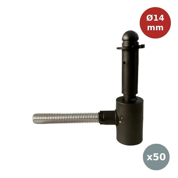 Gond de volet composite Ø14mm à scellement chimique GEO00015