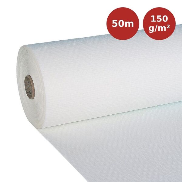 Toile de verre chevrons 150g/m² LECO 50 x 1m LEC00064