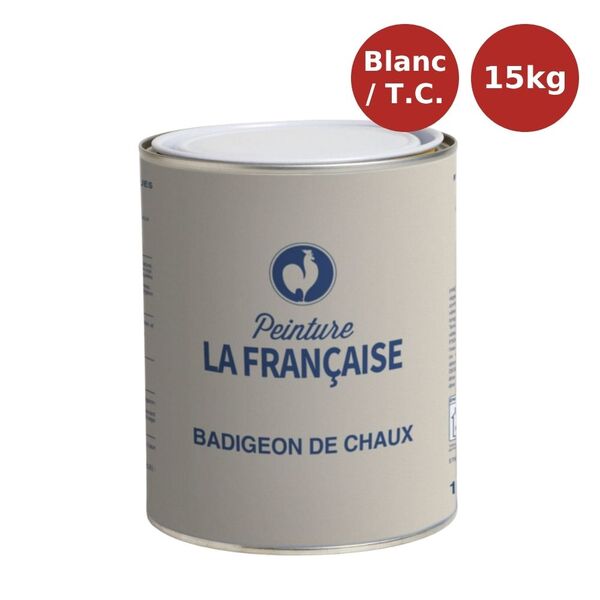 Badigeon de chaux 15kg blanc PLF00109
