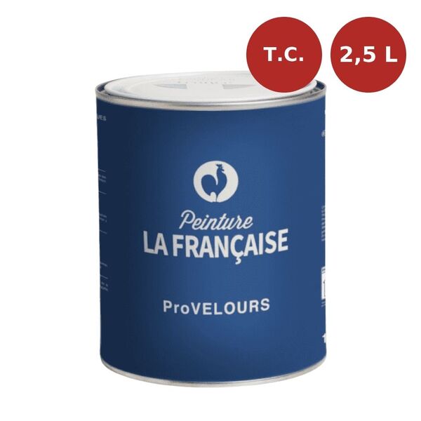 Peinture acrylique veloutée ProVELOURS base teintes claires 2,5L PLF00133