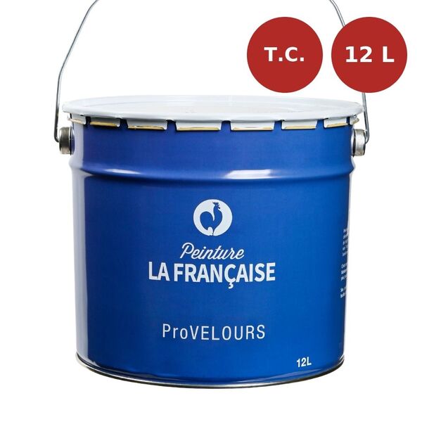 Peinture acrylique veloutée ProVELOURS base teintes claires 12L PLF00134