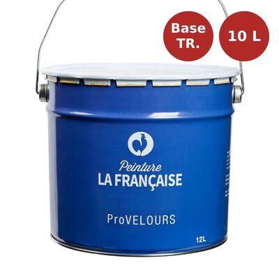 Peinture acrylique veloutée ProVELOURS base neutre/transparente 10L PLF00140