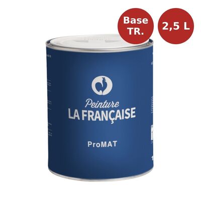 Peinture acrylique mate ProMat base transparente 2,5L PLF00145