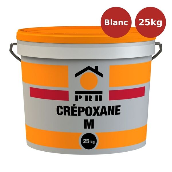 Enduit organique siloxane blanc Crepoxane M PRB 25kg PRB00600