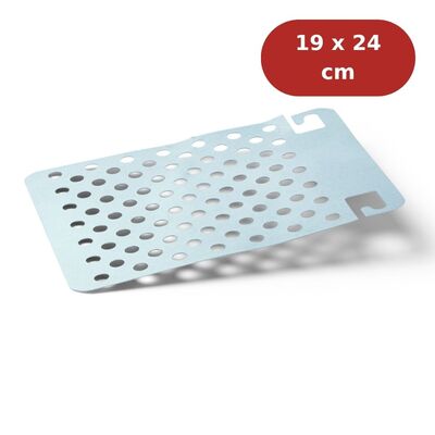 Grille acier galvanisé 19 x 24 cm SCH00082