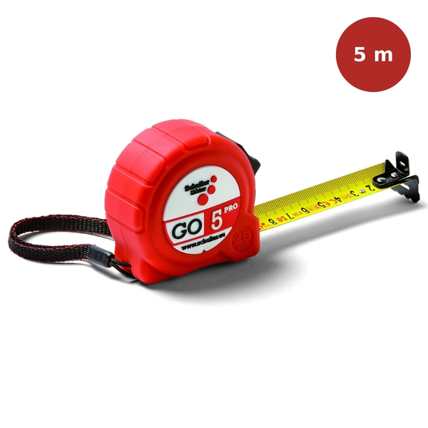 Mètre ruban ABS 5m x 25mm GO PRO SCH00116