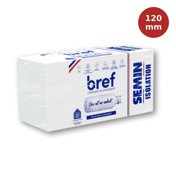 Panneau isolant recyclé BREF SEMIN 120mm SEM00281