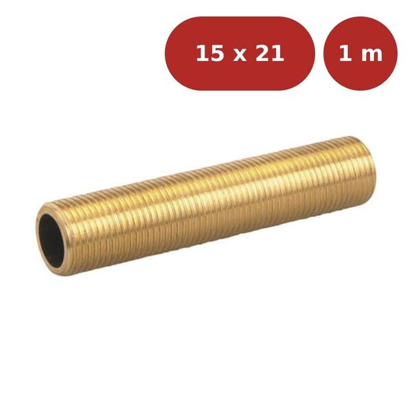 Tube fileté MM GRK 15x21 1m GRK00016