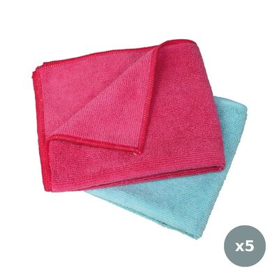 Lavettes microfibre multi-usage 40 x 40 cm - lot de 5 OUT01827