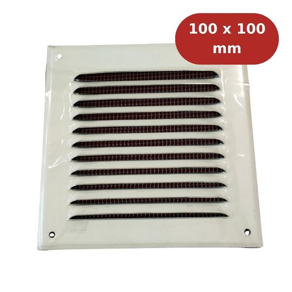 GRILLE 100x100 RAL-9010 AVEC TM SOUS FILM + CAVALIER PAN00001