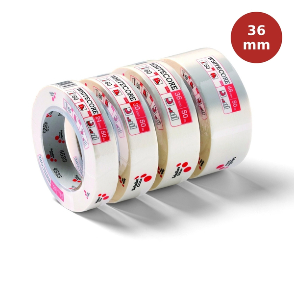 Ruban adhésif spécial chantier 36mm x 50m WHITE CORE SCH00089