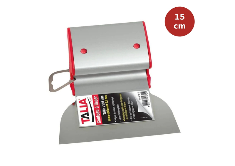 Couteau à lisser inox 15 cm lame souple TAL00003