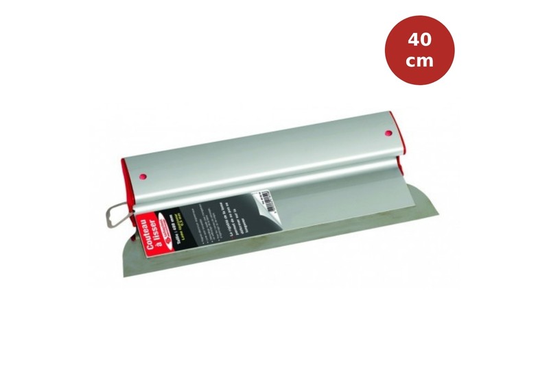 Couteau à lisser inox 40 cm lame souple TAL00005